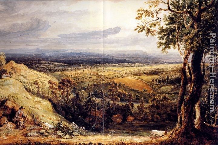 James Ward View In Somersetshire From Fitzhead, The Seat Of Lord Somerville